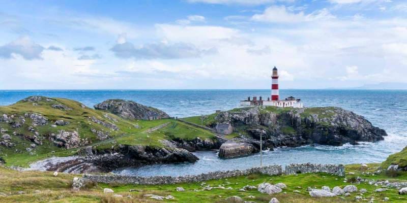 Eilean Glas Lighthouse on Scalpay