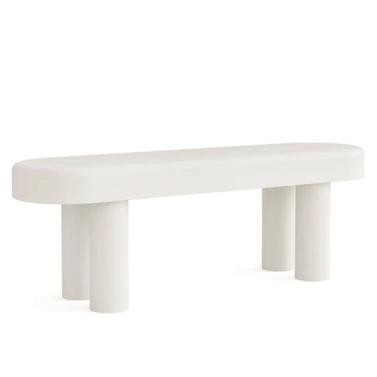 rita-white-bed-bench-entryway-bench-for-hallway-modern-long-dining-bench-with-wooden-cylinder-legs-4-1