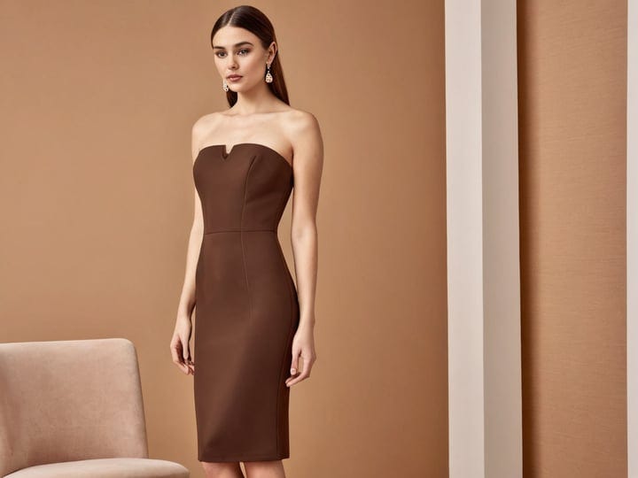 Strapless-Brown-Dress-5