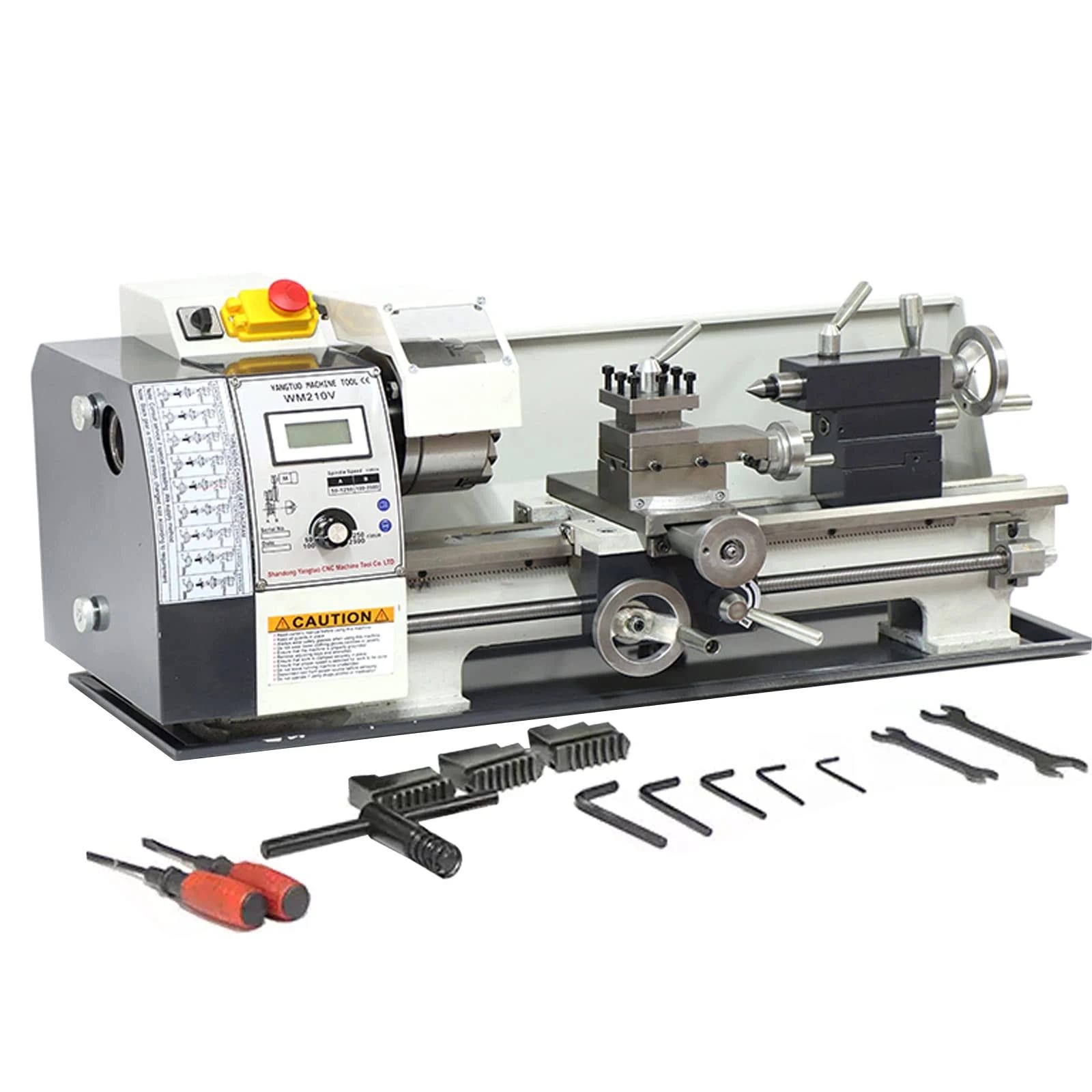 Durable Mini Metal Lathe with Variable Speed (1100W) | Image