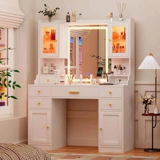 white-vanity-desk-with-mirror-lights-and-charging-station-large-makeup-table-set-with-rgb-cabinets-a-1