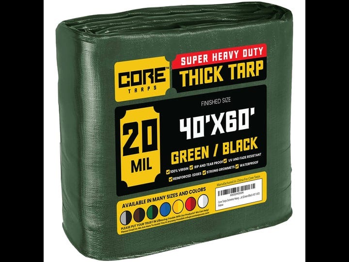 core-tarps-extreme-heavy-duty-20-mil-tarp-green-black-40-x-61