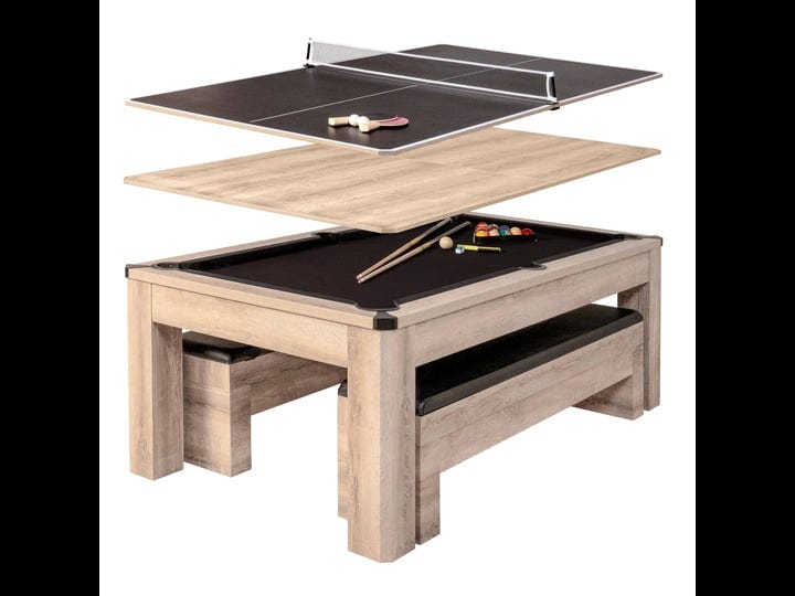 hampton-3-in-1-combo-table-billiards-ping-pong-dining-1