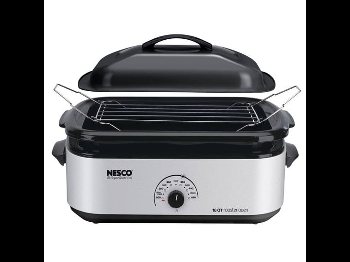 nesco-18-quart-porcelain-roaster-oven-silver-1