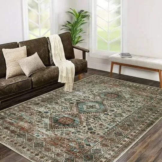 homerry-vintage-area-rug-for-living-room-low-pile-non-slip-persian-indoor-carpet-for-bedroom-home-of-1