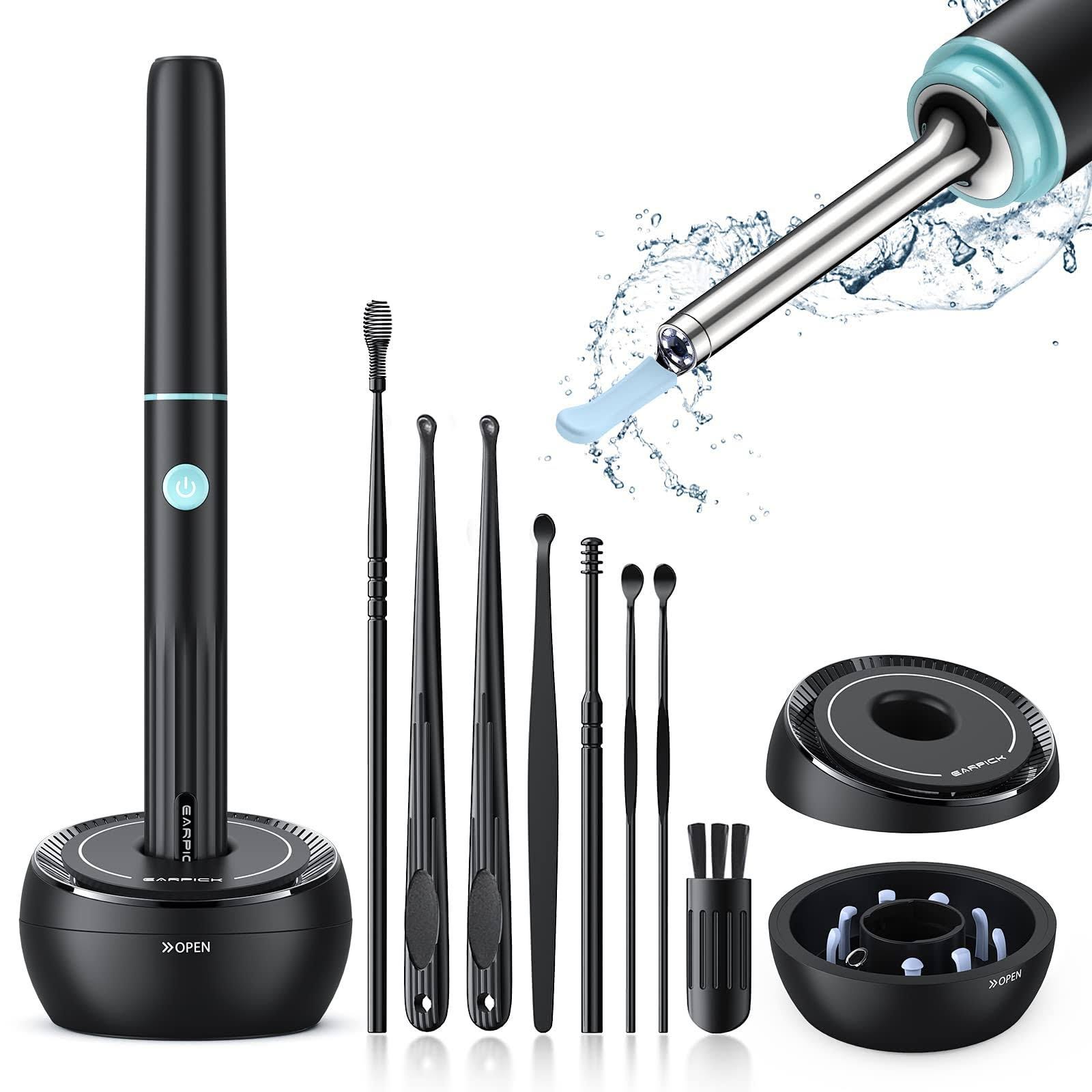 Earwax Remover Kit with 8 Pcs Ear Set, Camera, and LED Light | Image