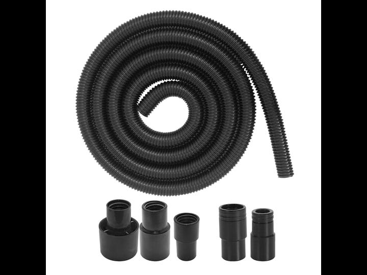 peachtree-woodworking-supply-10-foot-long-dust-collection-power-tool-hose-kit-with-5-fittings-attach-1