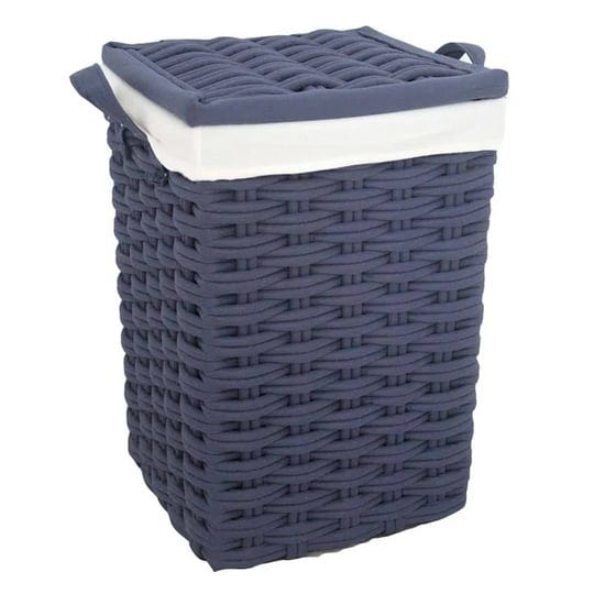 at-home-square-laundry-hamper-with-lid-removable-liner-navy-blue-1