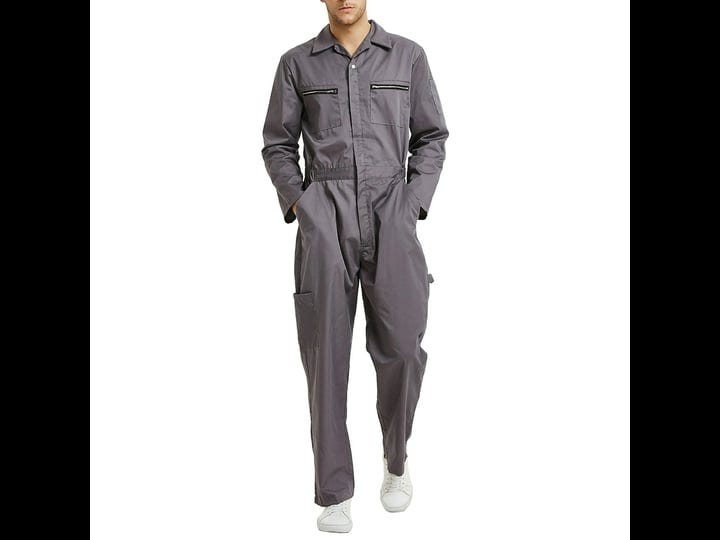 toptie-mens-action-back-coverall-with-zipper-pockets-mechanic-uniform-gray-3xl-regular-1