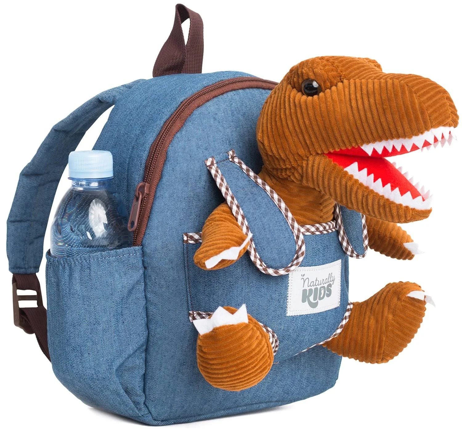 Toddler Dinosaur Backpack with T-Rex Plush Toy | Image