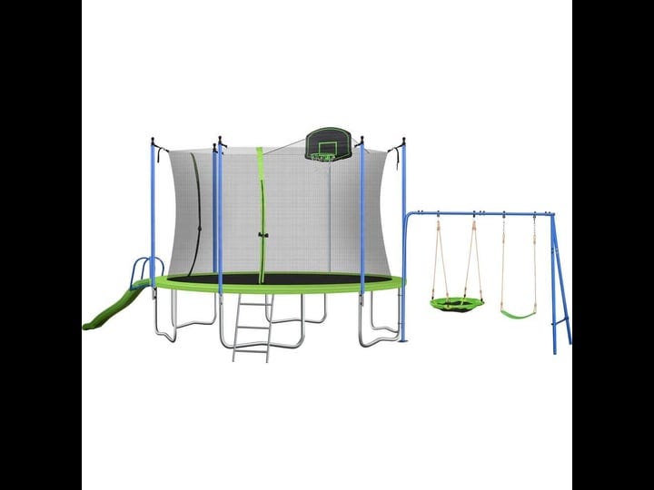 14-ft-outdoor-trampoline-with-swing-and-slide-1