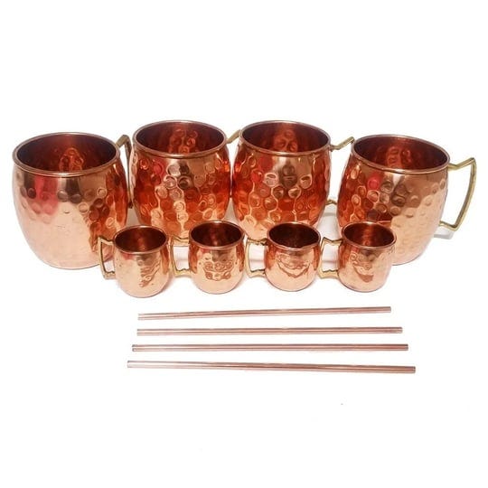 set-of-4-moscow-mule-mug-shot-glass-straw-complete-set-100-copper-1