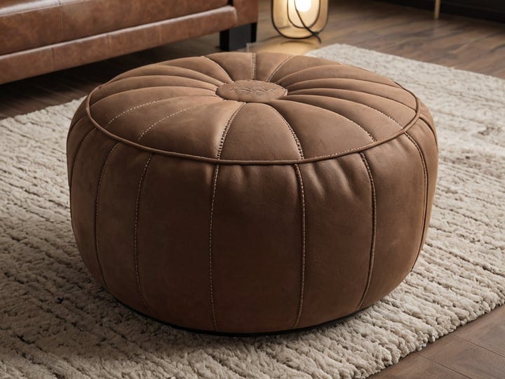 Brown-Microfiber-Ottomans-Poufs-3