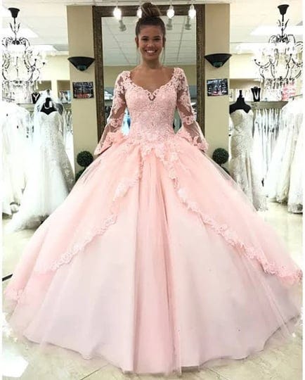 mychicdress-long-sleeves-sweet-16-dresses-lace-pink-quinceanera-dresses-us4-same-as-picture-1