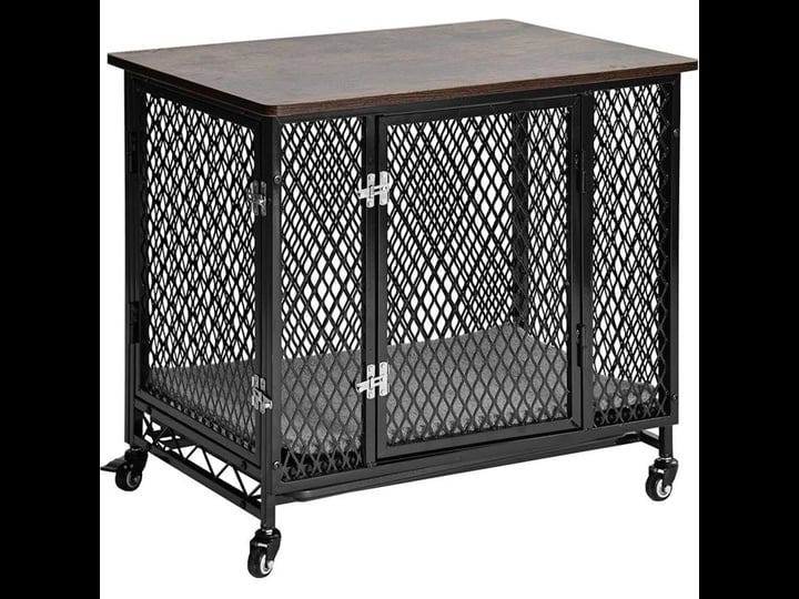 aivituvin-dog-crate-furniture-side-end-table-with-tray-cushion-casters-black-m-1