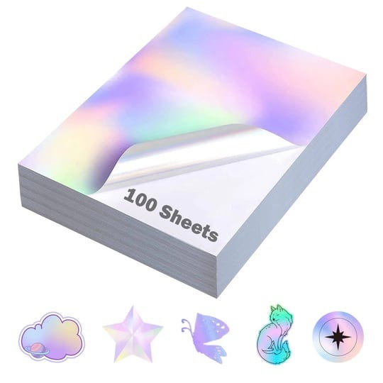 qixin-100-sheets-holographic-sticker-paper-85-x11-inch-for-inkjet-printer-laser-printer-us-letter-si-1