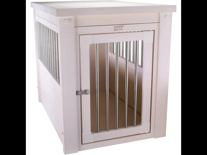 new-age-pet-innplace-dog-crate-antique-white-small-1