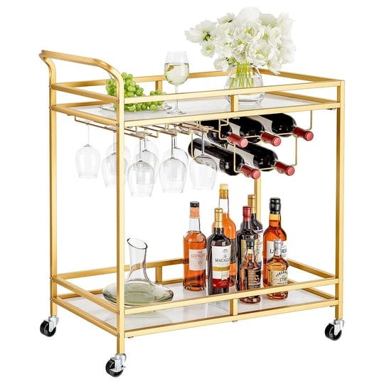 yorking-2-tier-bar-cart-gold-wine-cart-with-mdf-shelves-home-bar-serving-cart-with-wine-rack-and-hea-1