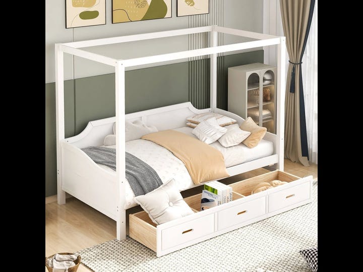 twin-size-canopy-daybed-with-3-in-1-storage-drawers-wooden-platform-bedframe-for-kids-teens-adults-n-1