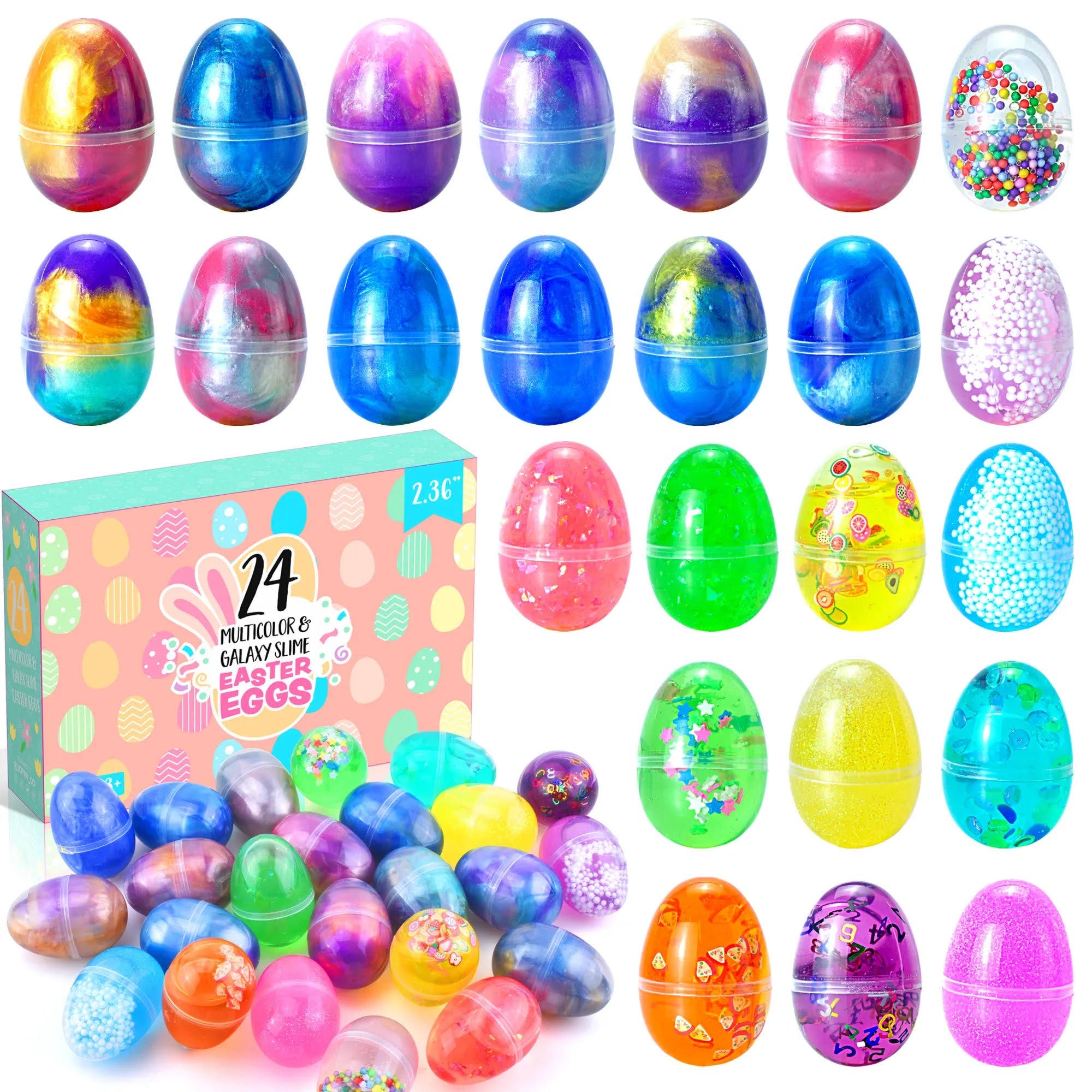 JOYIN Colorful Confetti Easter Eggs for Kids Hunt | Image