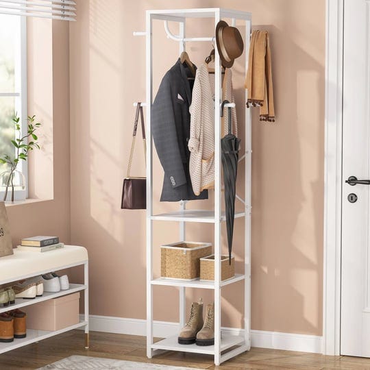 freestanding-coat-rack-with-shelves-corner-hall-tree-with-4-shelves-and-8-hooks-white-1