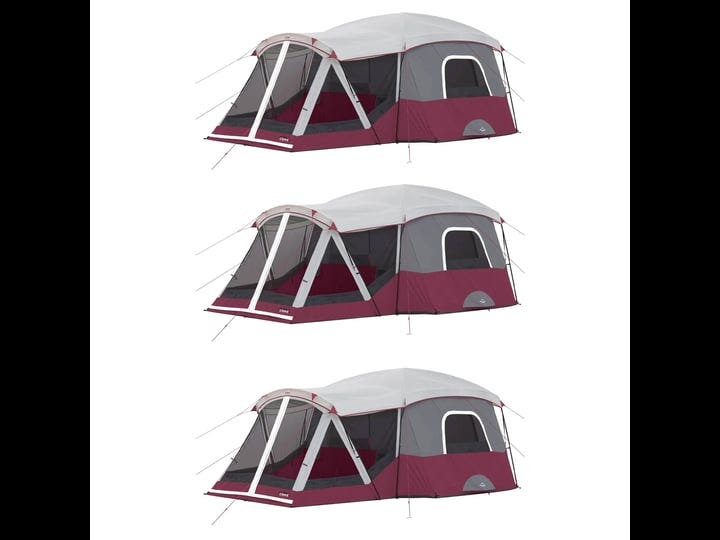 core-11-person-family-outdoor-camping-cabin-tent-with-screen-room-wine-3-pack-1