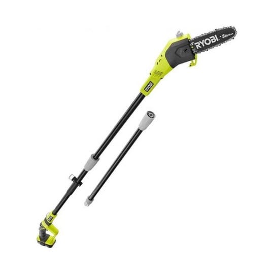 ryobi-p2510-ac-one-18v-8-in-cordless-oil-free-pole-saw-w-extra-8-in-chain-1-5-ah-battery-and-charger-1