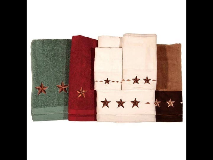 hiend-accents-embroidered-star-western-towel-set-red-1