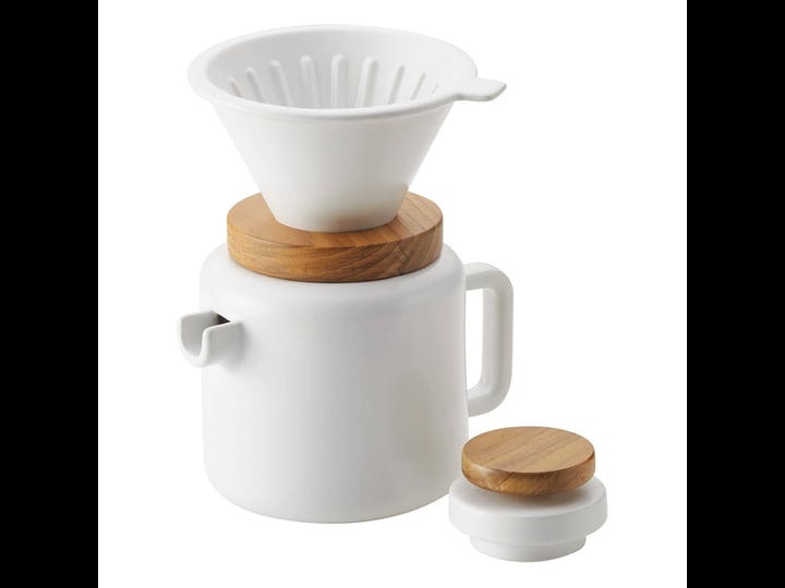 bonjour-ceramic-coffee-tea-4-cup-pour-over-coffee-set-matte-white-1