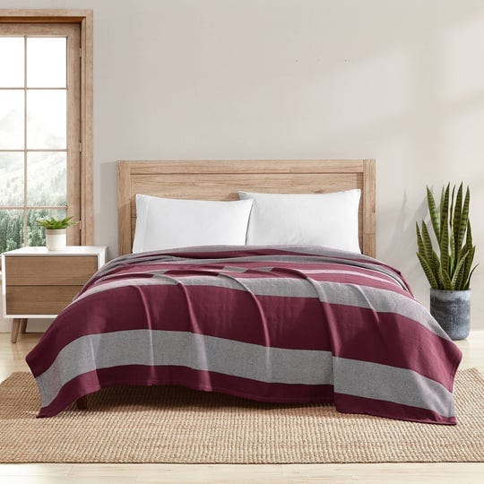 eddie-bauer-boylston-stripe-cotton-bed-blanket-full-queen-red-1