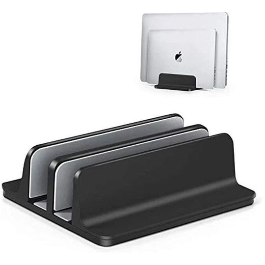 vertical-laptop-stand-dock-version-adjustable-2-slot-aluminum-desktop-holder-1