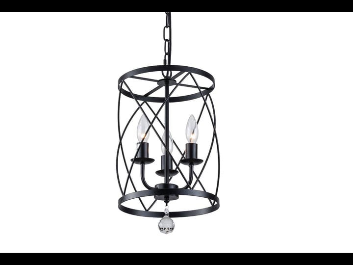 modern-drum-shaped-chandeliers-3-light-matte-black-creative-farmhouse-chandelier-cage-style-ceiling--1