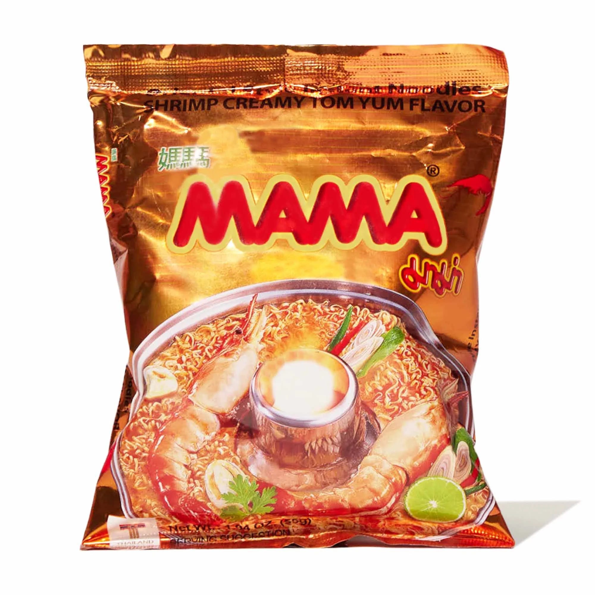 Mama Shrimp Creamy Tom Yum Instant Noodles - An Authentic Thai Noodle Experience | Image