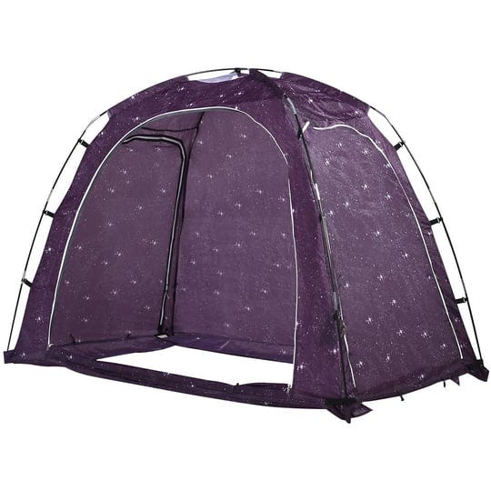 topbuy-bed-tent-indoor-privacy-play-tent-on-bed-with-carry-bag-portable-twin-size-1