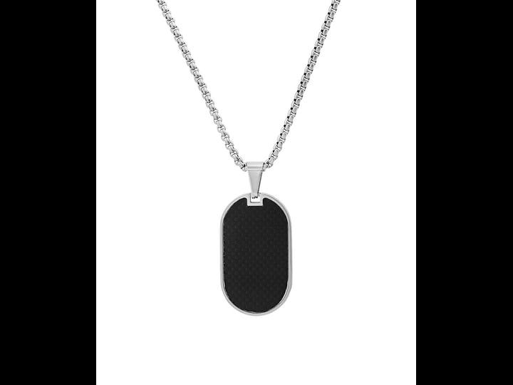 steeltime-carbon-fiber-dog-tag-pendant-necklace-grey-1