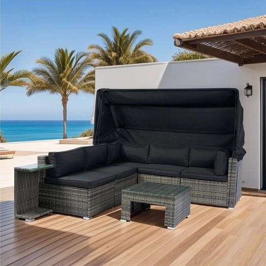 blackgrey-7-piece-patio-set-with-retractable-canopy-coffee-table-all-weather-rattan-1