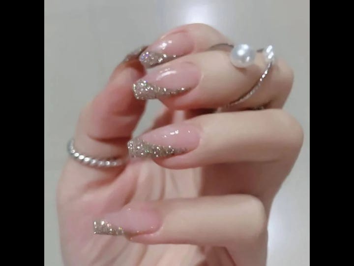 rikview-press-on-nails-medium-length-coffin-fake-nails-pink-nails-glossy-false-nails-full-cover-prom-1