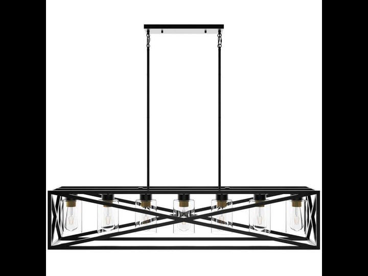 7-light-black-unique-statement-shaded-square-rectangle-kitchen-island-farmhouse-chandelier-with-glas-1