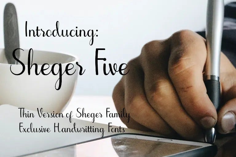 Sheger Five Font 1