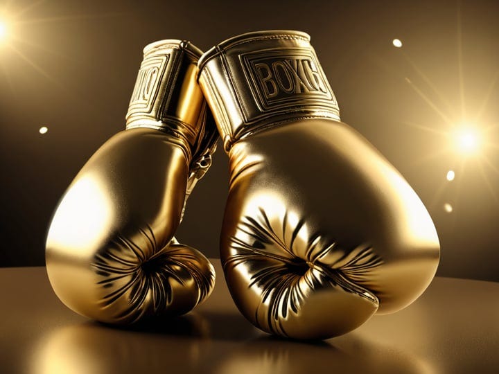 Gold Boxing Gloves-5