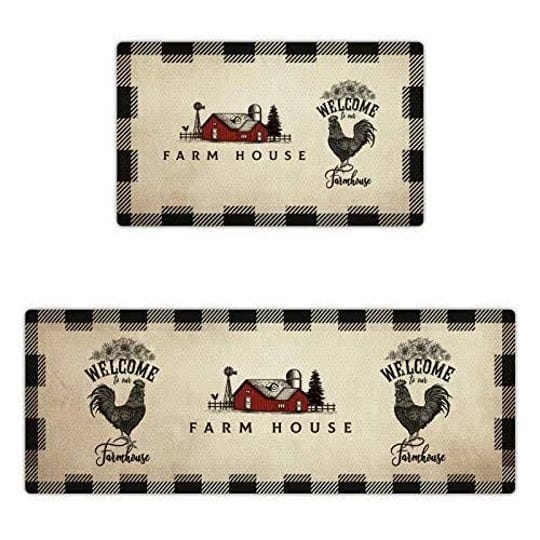 aqqa-kitchen-mat-anti-fatigue-rooster-buffalo-plaid-sunflower-farmhouse-rugs-waterproof-non-slip-pvc-1