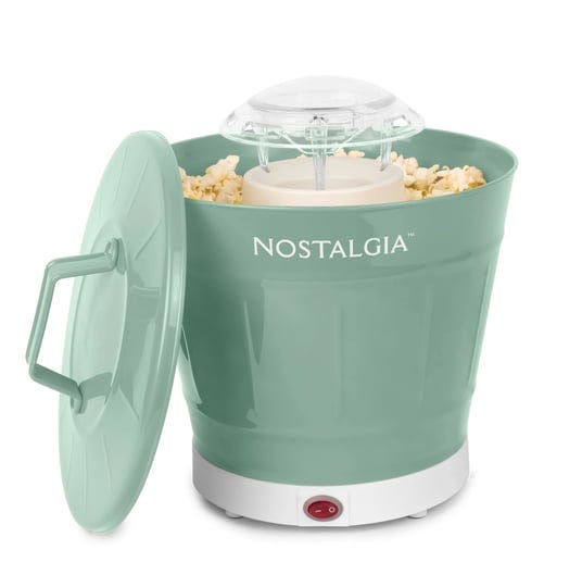 nostalgia-hot-air-popcorn-maker-with-bucket-sage-1