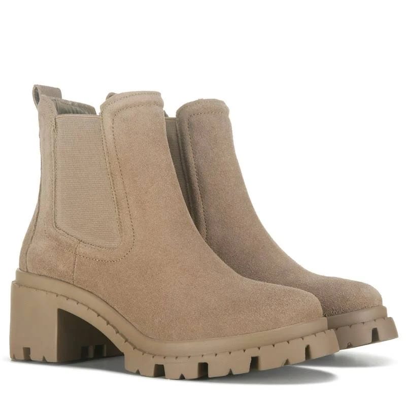 Beige Suede Chelsea Boots by Steve Madden | Image