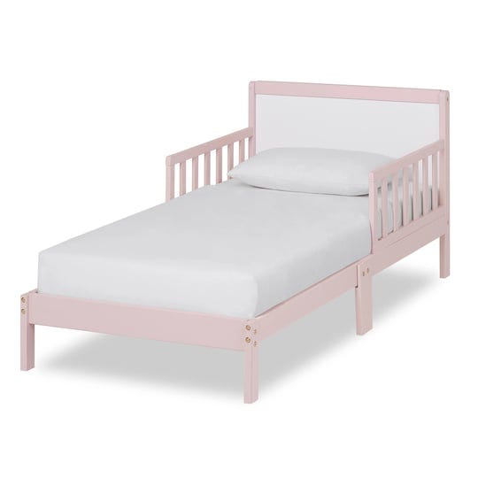 dream-on-me-brookside-toddler-bed-blush-pink-white-1