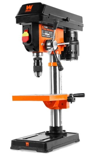 wen-3-2-amp-10-inch-5-speed-cast-iron-benchtop-drill-press-with-laser-and-keyless-chuck-1