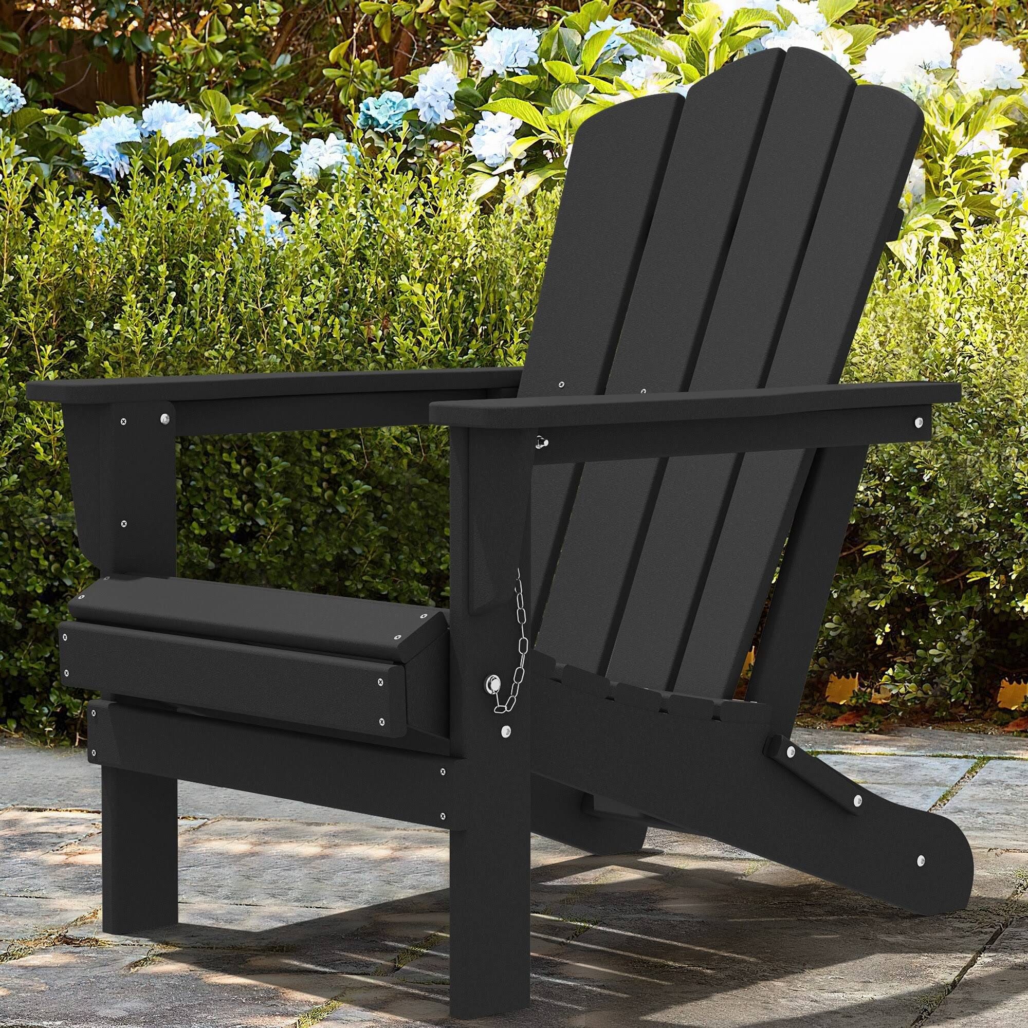 Durable Weather-Resistant HDPE Adirondack Chair with Aesthetic and Comfortable Design | Image
