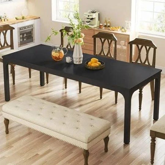 tribesigns-dining-table-for-6-8-person-78-inch-long-rectangular-kitchen-table-only-table-black-1