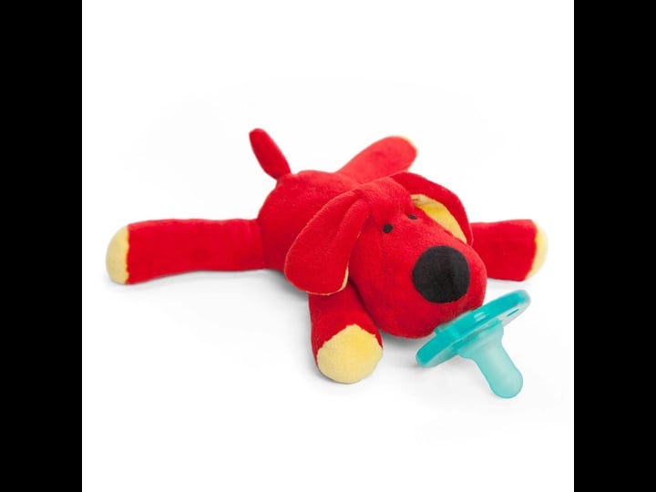 wubbanub-infant-pacifier-red-dog-1