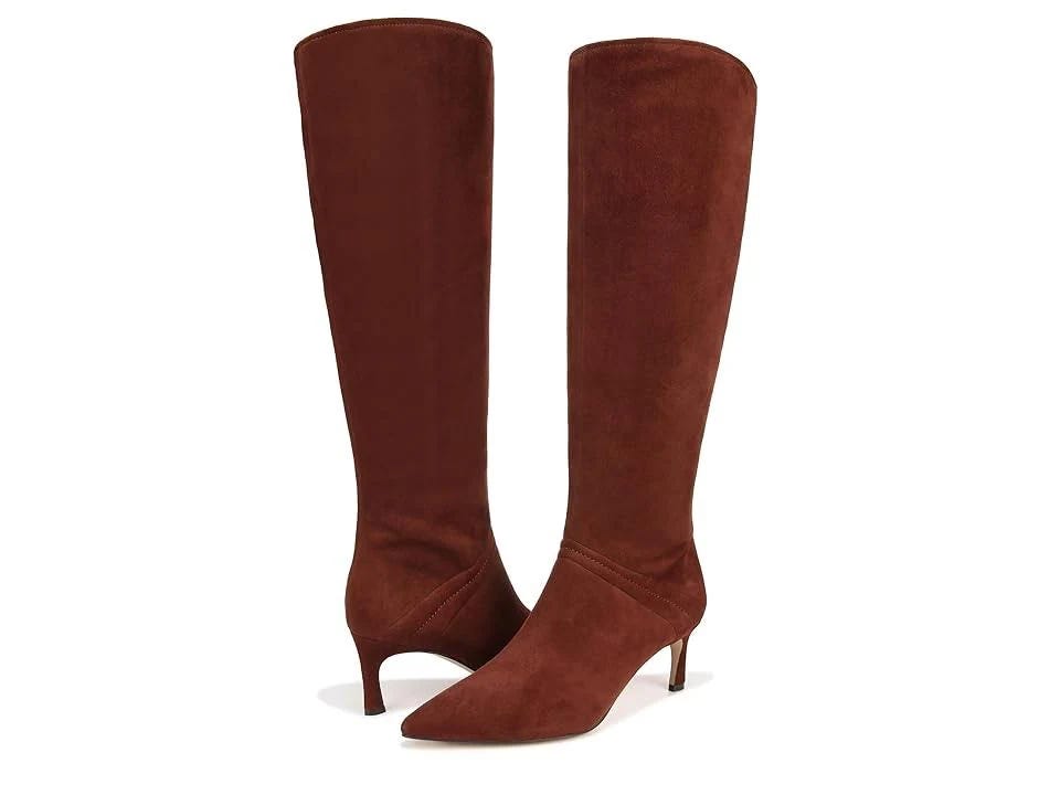 Comfortable Cappuccino Suede Below The Knee Boots | Image