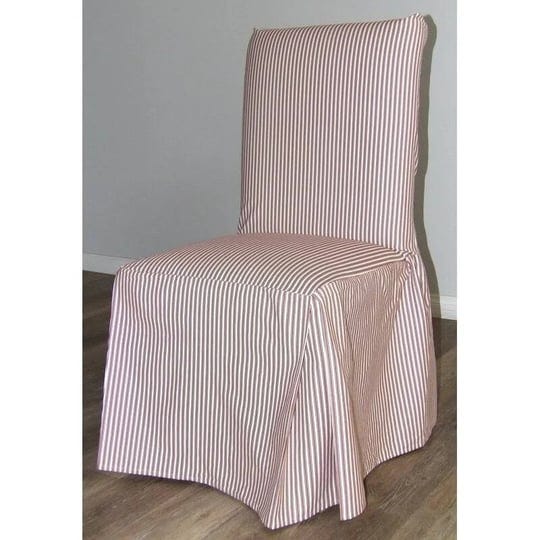 classic-slipcovers-ticking-stripe-long-dining-chair-slipcover-red-1